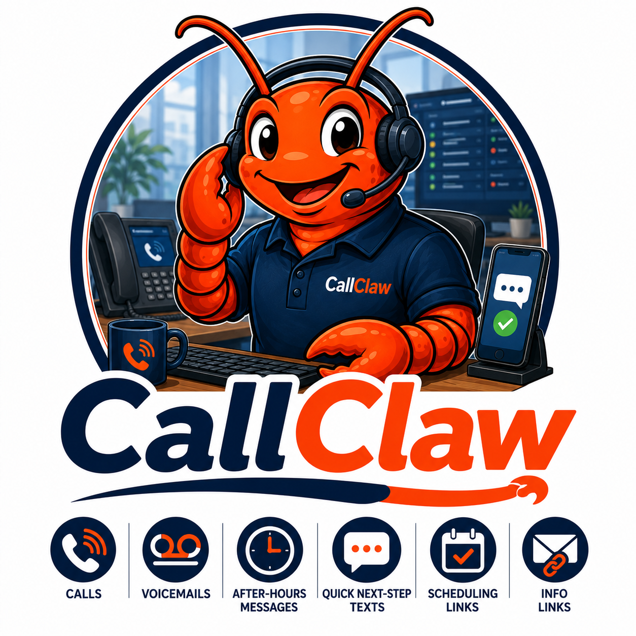 CallClaw product graphic