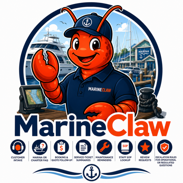MarineClaw product graphic